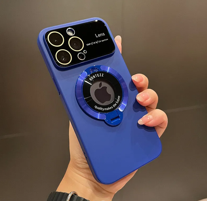 Pouzdro na iPhone MagSafe s integrovaným stojánkem a designem s velkým oknem